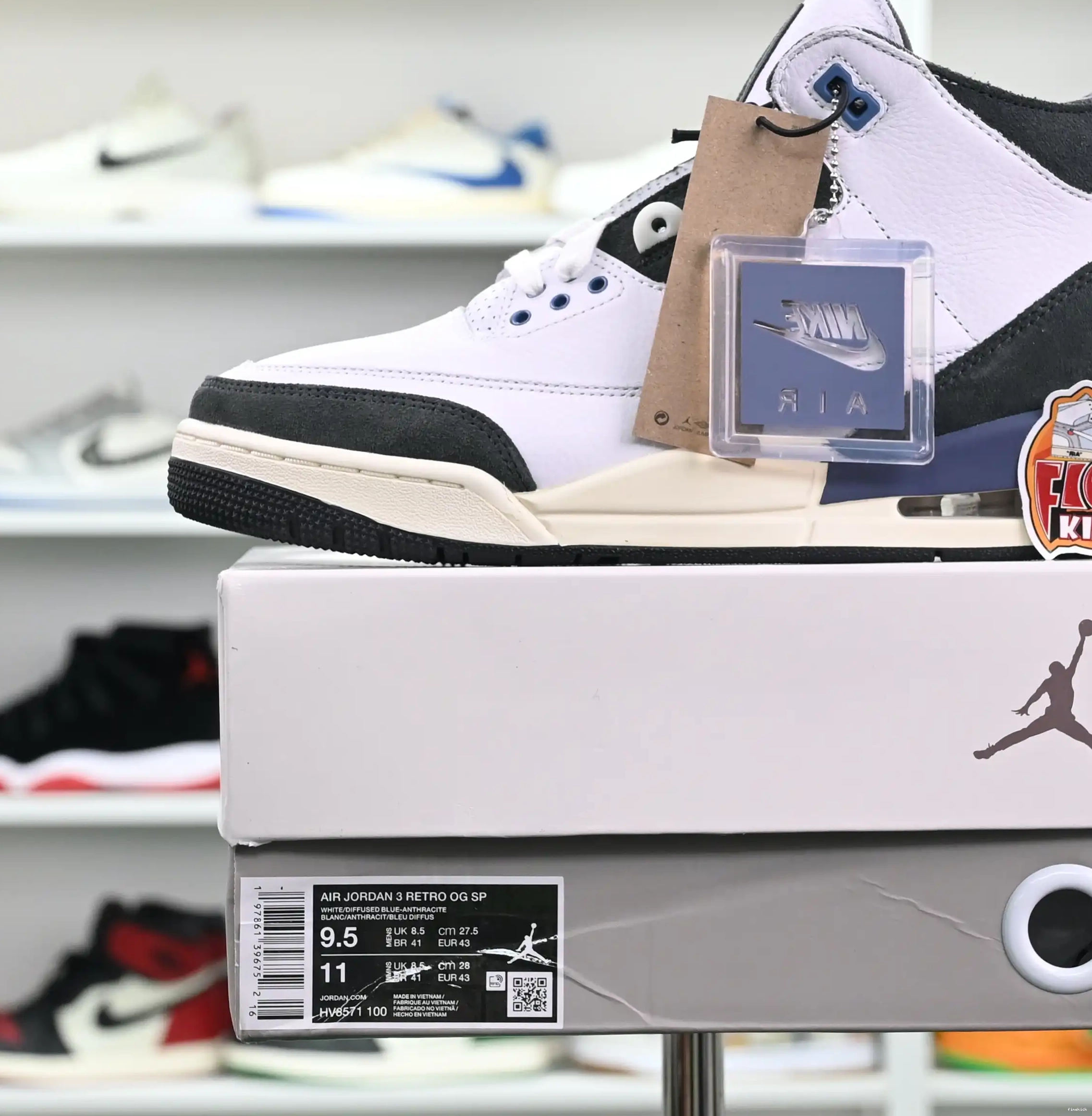 x Jordan3“DIFFUSED A BLUE” Ma Air Jordan Maniére 0326